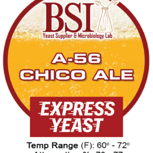 BSI A-56 Chico Ale for a beer with a clean finish