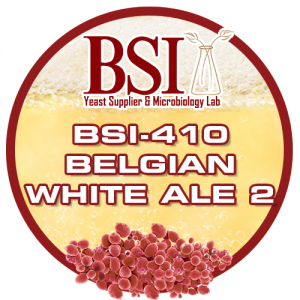 BSI 410 Belgian White Ale2 Ale Yeast